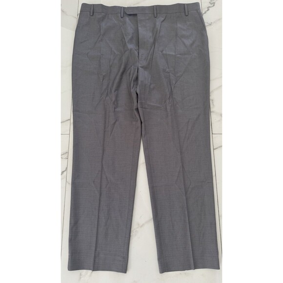 Shaquille O’Neal XLG Gray Plaid Men's Stretch Classic Fit Suit Pants 50W-30L NWT - Picture 3 of 12